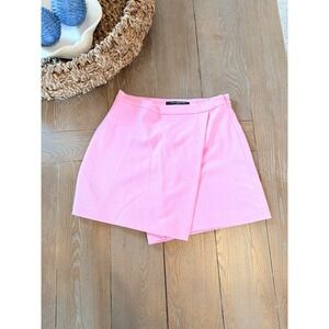 French Connection Wrap Front Skort Women Pink Size 6